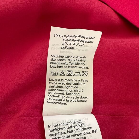 J. Crew Pink Satin Dress Fold Over Sleeveless Maxi Size 8 🔥 - Picture 10 of 12